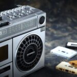 radio and cassette tapes